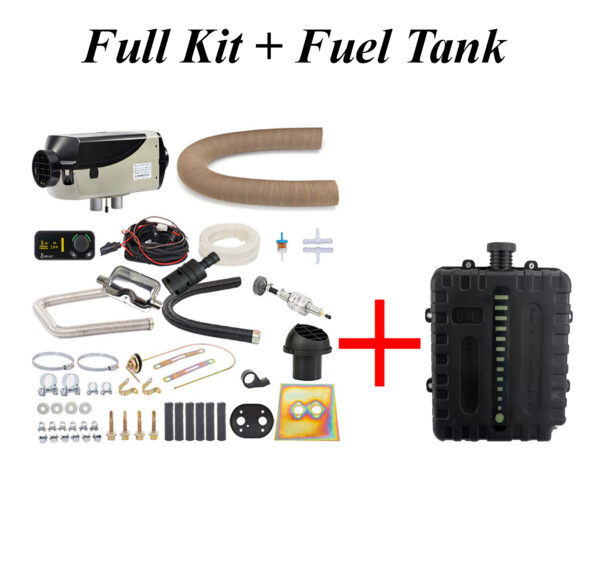 2.2Kw Belief Diesel Air Heater Kit For Caravan RV & Diesel Tank Up to 25ft Comes With Full 2 Year Warranty