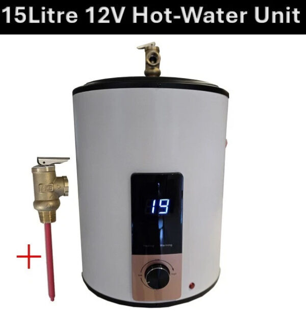NEW 12V Dc  Electric 15L Storage HOT Water Unit Heater Caravan RV