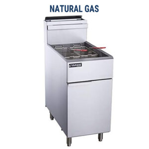 Euro Grand 3 Tube Burner 18kg Commerial Floor Deep Fryer 5 Yr Warranty By Dukers USA